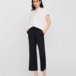 Club Monaco Black Linen Trousers